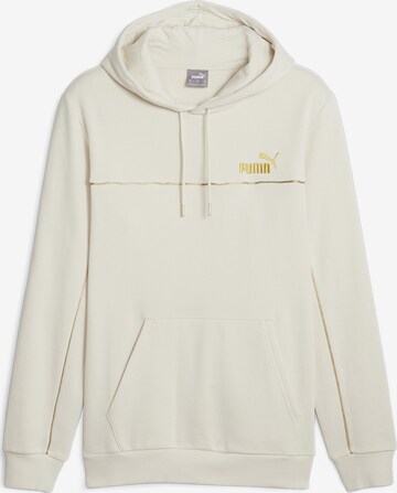 PUMA - Camiseta deportiva 'ESS+ MINIMAL GOLD' en blanco: frente