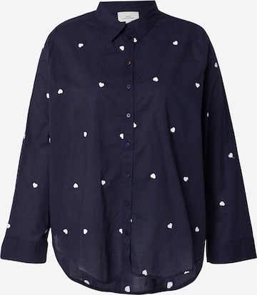 mėlyna ONLY Carmakoma Palaidinė 'CARNEW LINA GRACE': priekis