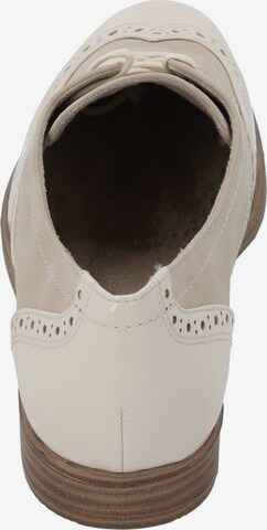 JANA Lace-Up Shoes in Beige