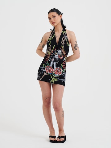 Ed Hardy Kleid 'Panther' in Schwarz