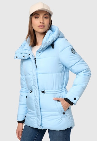 MARIKOO Weatherproof jacket 'Akumaa' in Blue: front