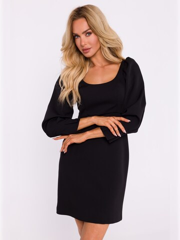 made of emotion - Vestido en negro: frente