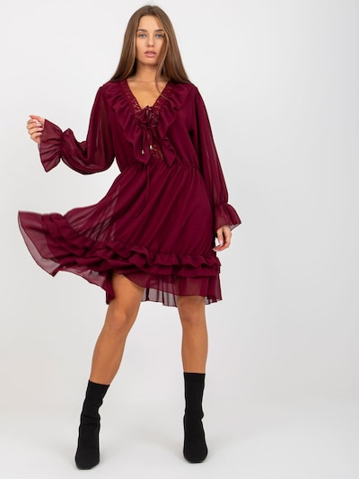 Madnezz House Dress in Bordeaux, Item view