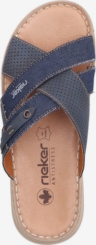 Mule Rieker en bleu