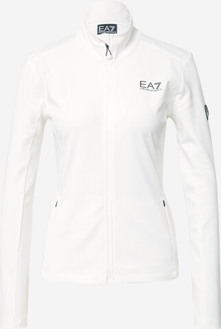 EA7 Emporio Armani Športová bunda - biela: predná strana