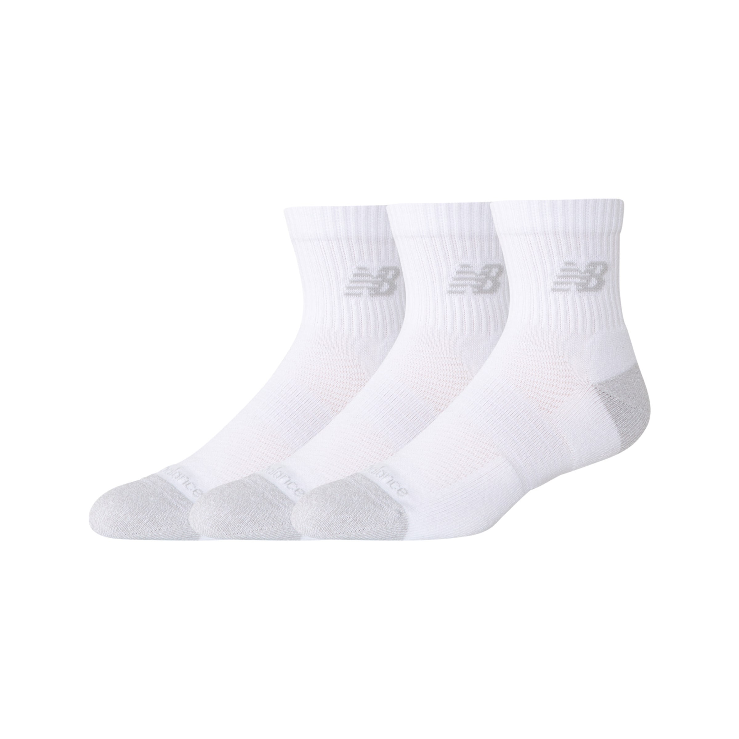 new balance Socken in grau / weiß, Produktansicht