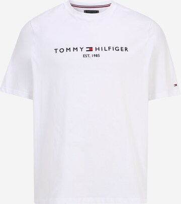 Tommy Hilfiger Big & Tall Tričko – bílá: přední strana
