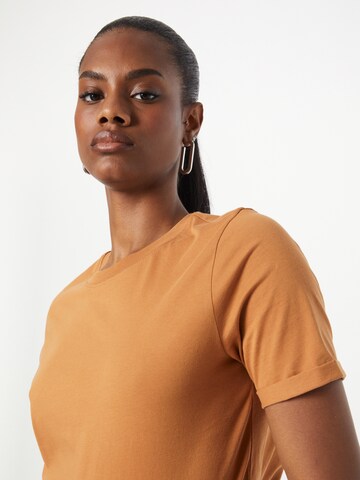 PIECES Shirt 'RIA' in Bruin
