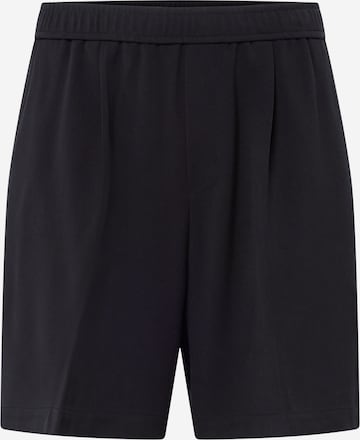 WEEKDAY Regular Trousers 'Jacob' in Black: front