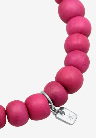 KUZZOI Armband 'Kugel' in Roze
