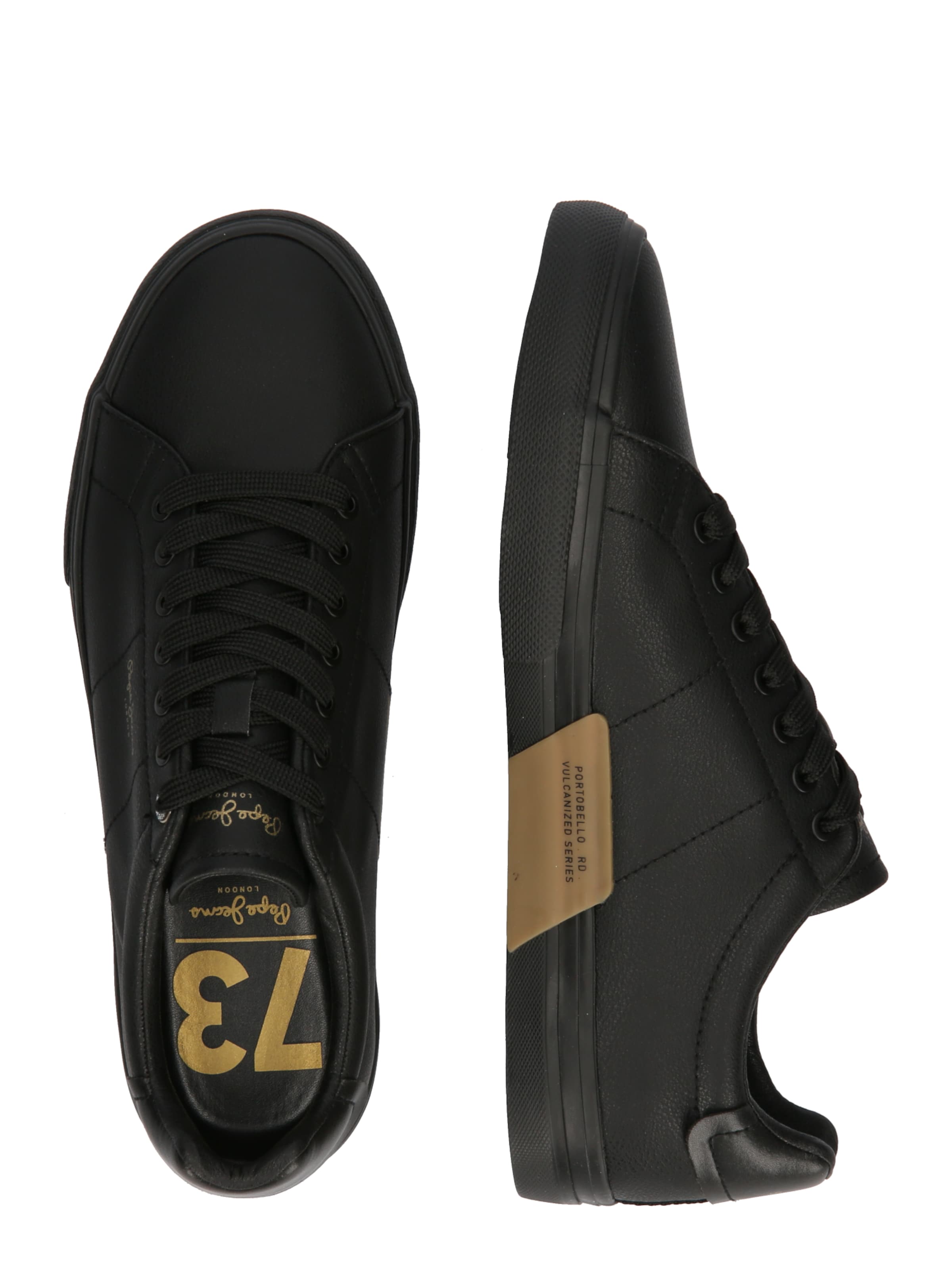 Pepe Jeans Σνίκερ χαμηλό 'KENTON RISE' σε μαύρο