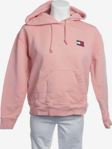 Tommy Jeans Sweatshirt & Zip-Up Hoodie in M in Pink: front