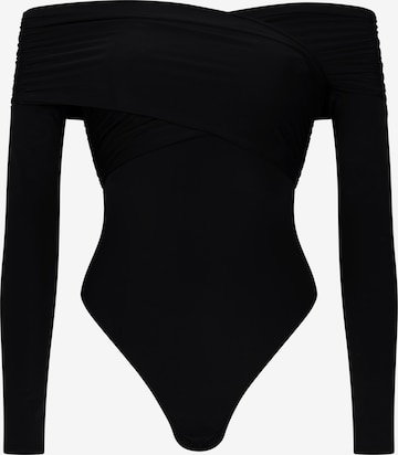 HunkemöllerBodi majica 'KEISHA' - crna boja: prednji dio