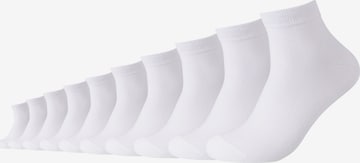 camano Socks in White: front