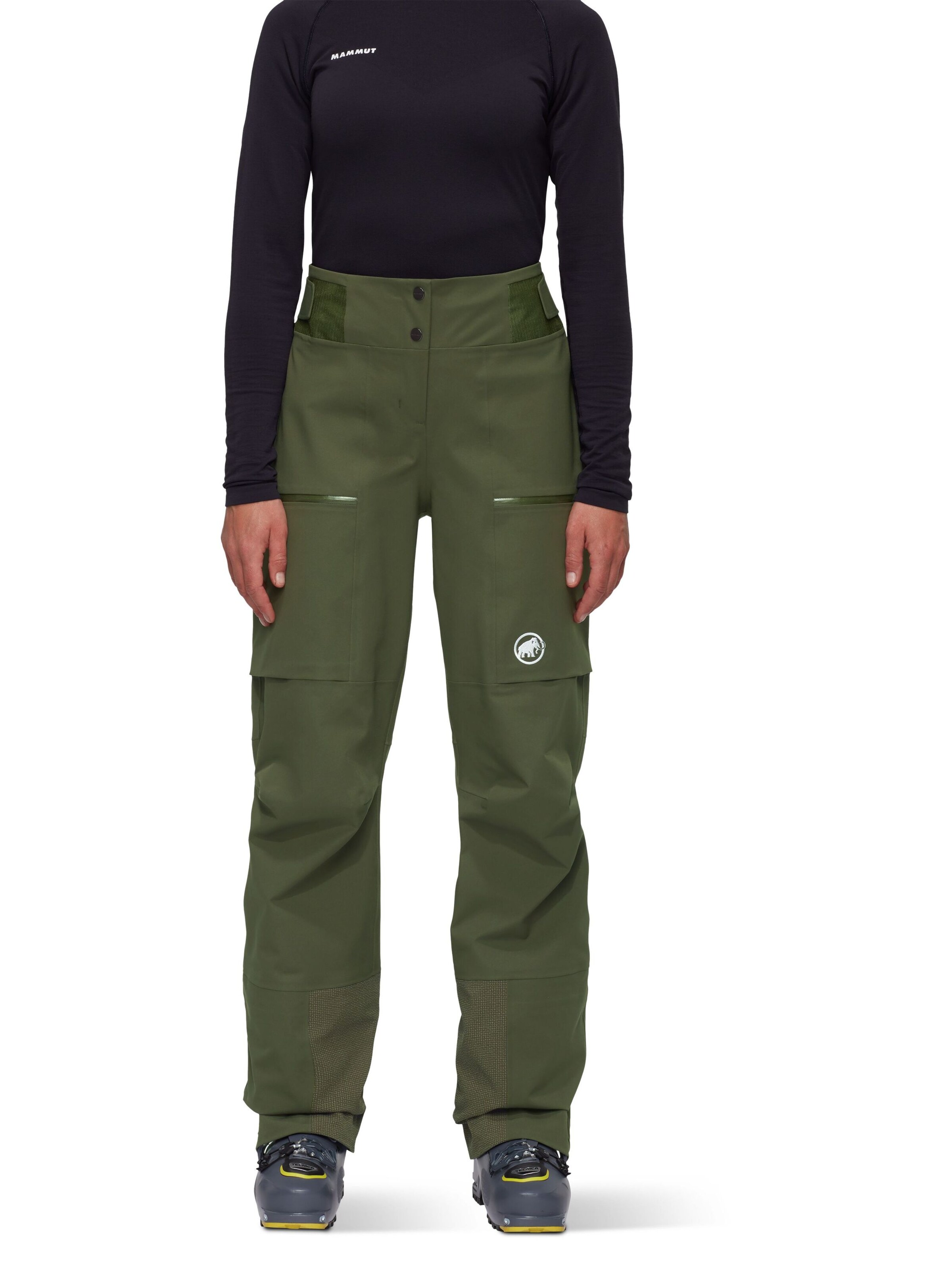 MAMMUT Regular Outdoorhose ‘Stoney’ in Grün: Vorderseite