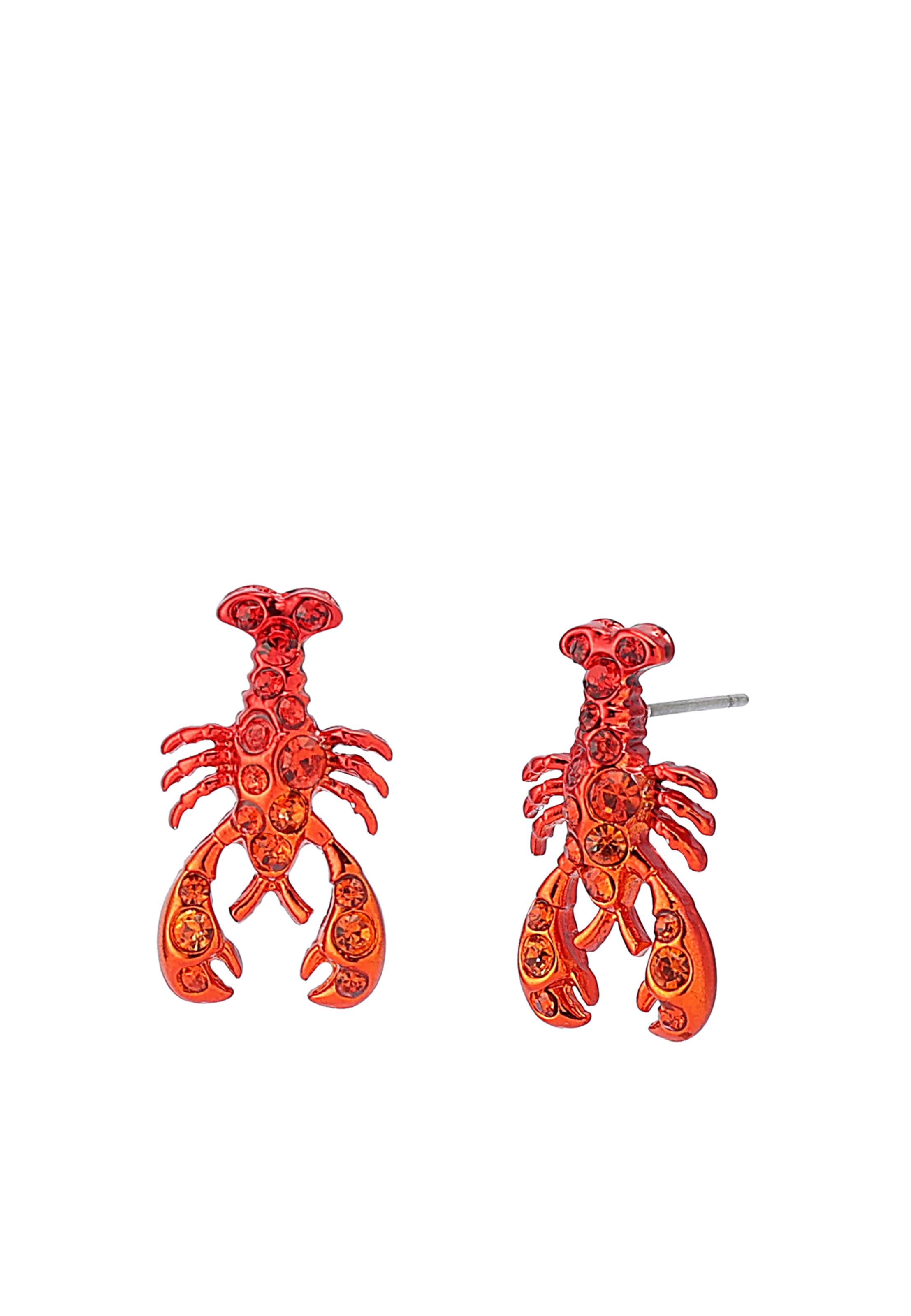 Betsey Johnson Oorbellen 'Mermaid Jewels' in Rood: voorkant