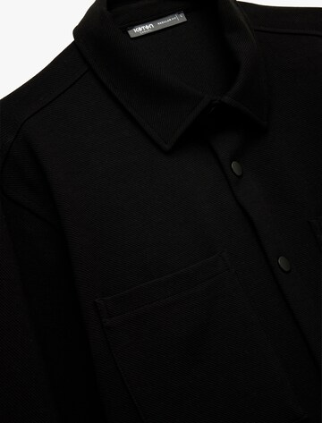 Koton Comfort fit Button Up Shirt in Black