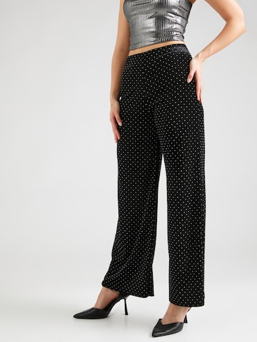 SISTERS POINT Regular Pants 'GLUT-PA13' in Black: front