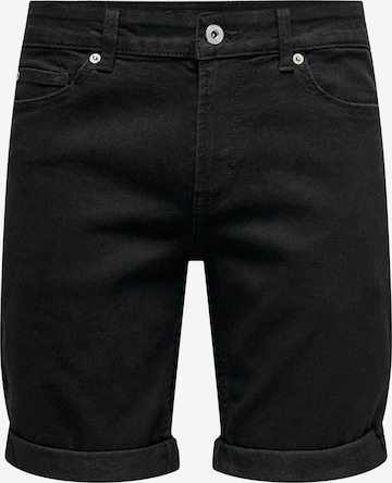 Only & Sons Regular Jeans 'Ply' in Black: front