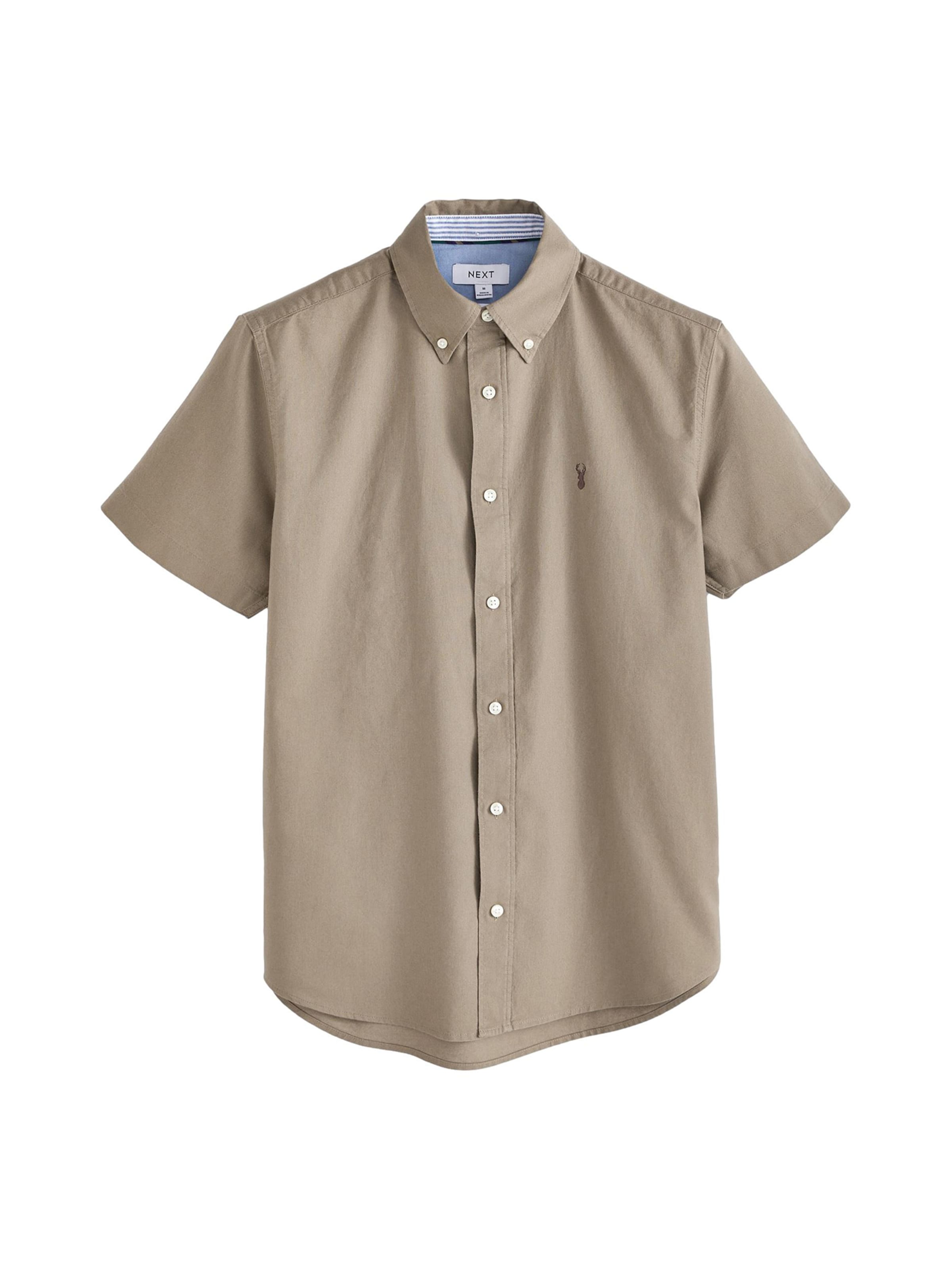 Next Overhemd in Beige: voorkant