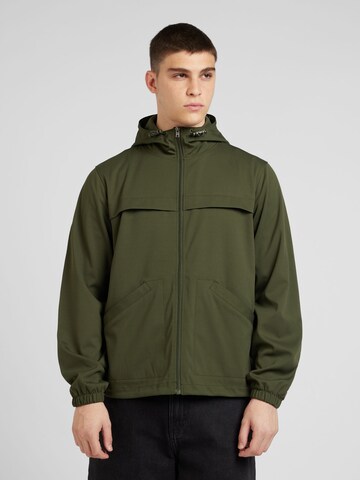 Casual Friday Between-season jacket 'CF CLINTON' in Green: front