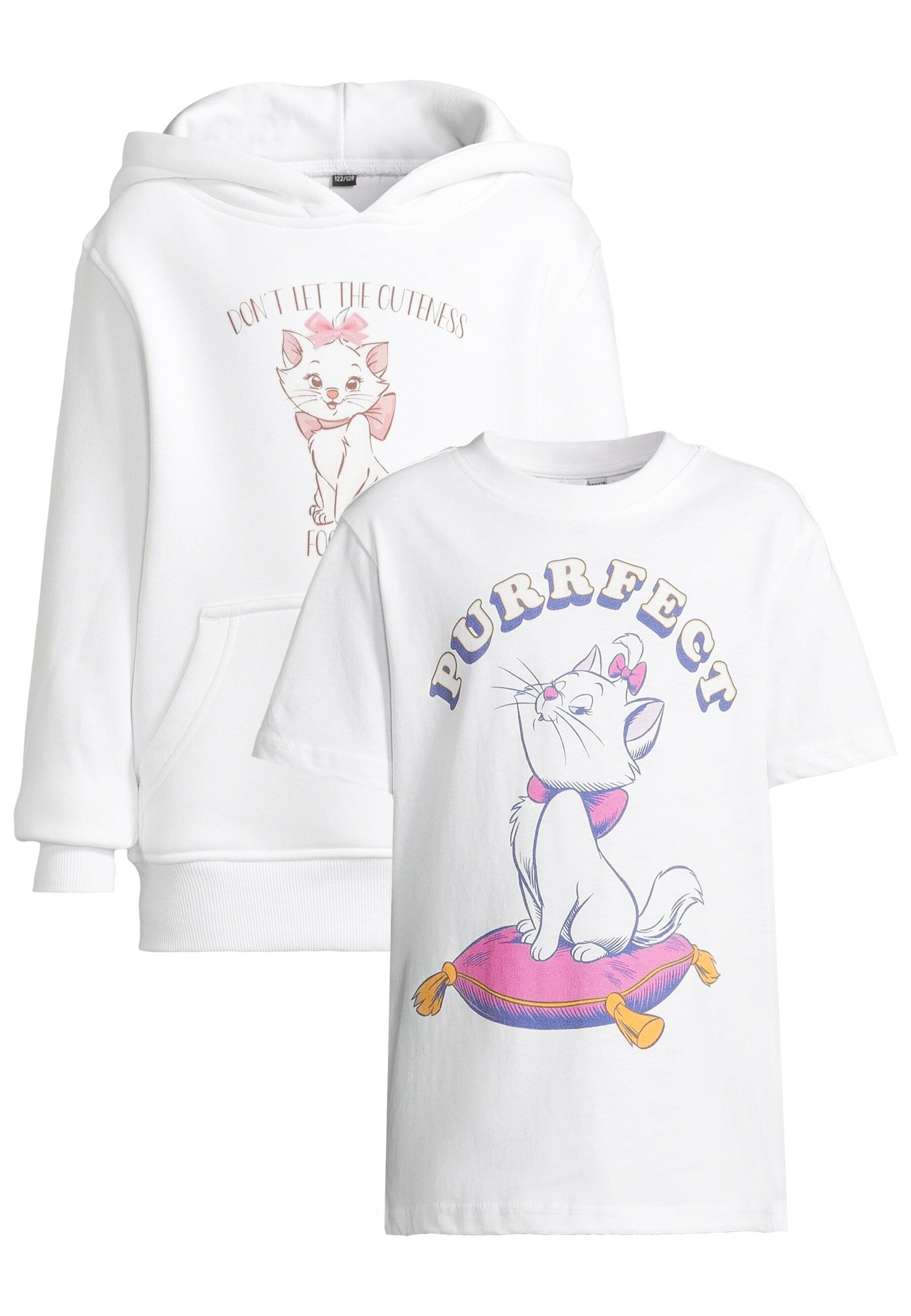 Set 'Aristocats' di Mister Tee in bianco: frontale