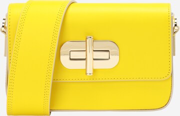 TOMMY HILFIGER - Bolso de hombro en amarillo: frente