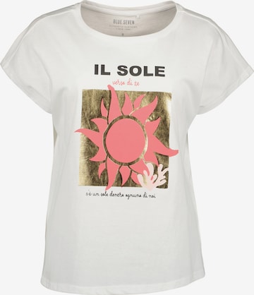 Maglietta di BLUE SEVEN in bianco: frontale
