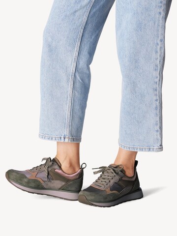 Baskets basses Tamaris en gris : devant