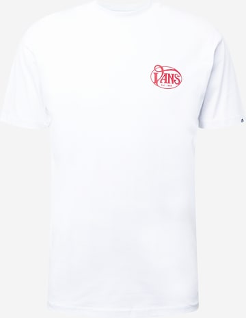 VANS قميص بلون أبيض: الأمام