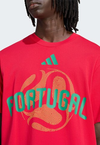 ADIDAS PERFORMANCE - Camiseta funcional 'FIFA Fussball-Weltmeisterschaft 26™ Portugal' en rojo