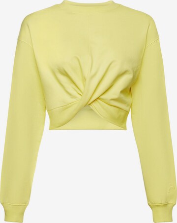 Sweat-shirt ESPRIT en jaune : devant