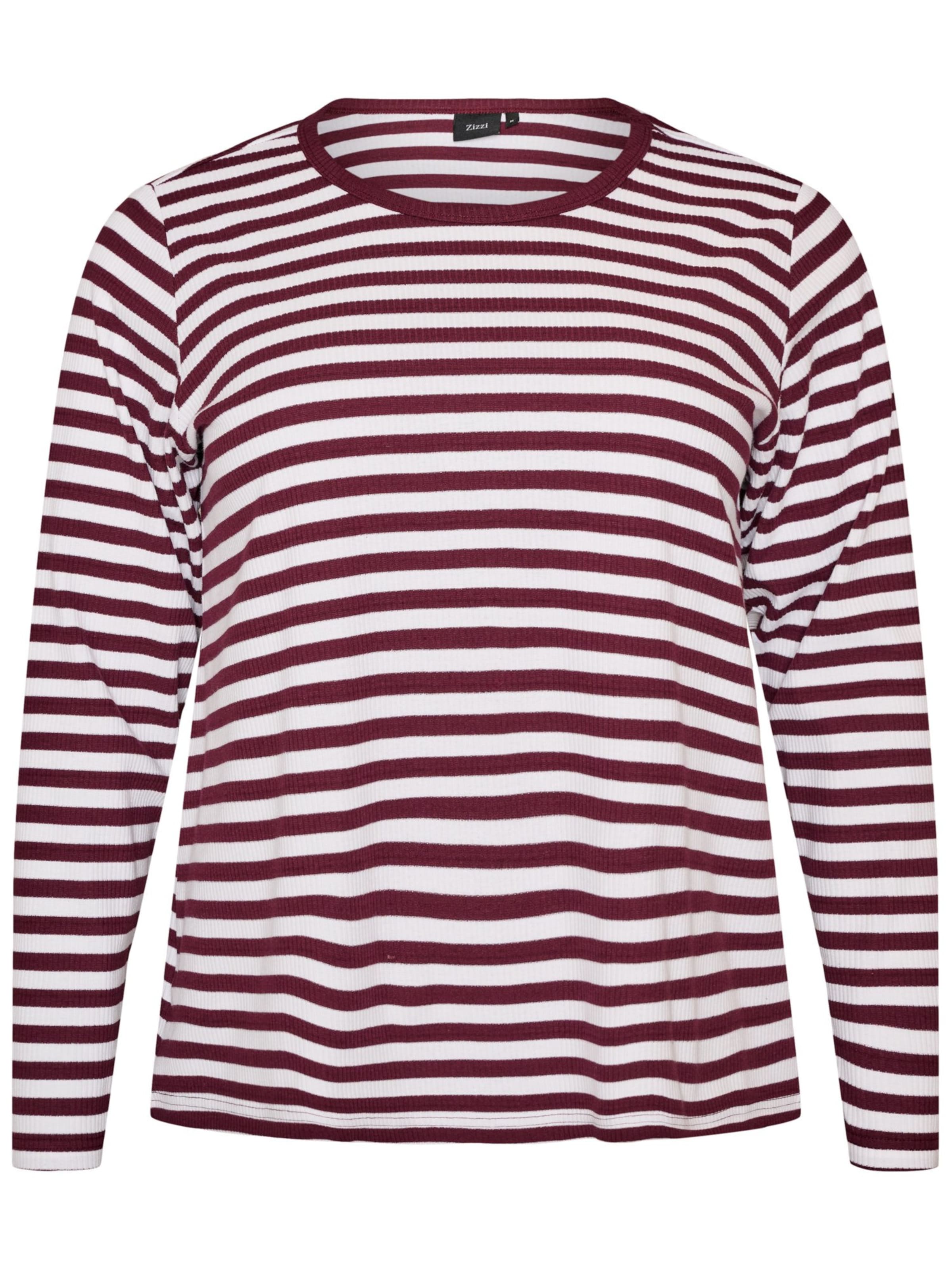 Zizzi Shirt 'MEILLIE' in Rot: Vorderseite