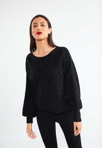 faina - Pullover em preto