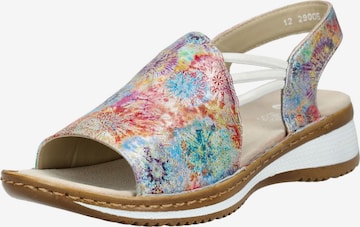 Sandales ARA en mélange de couleurs : devant