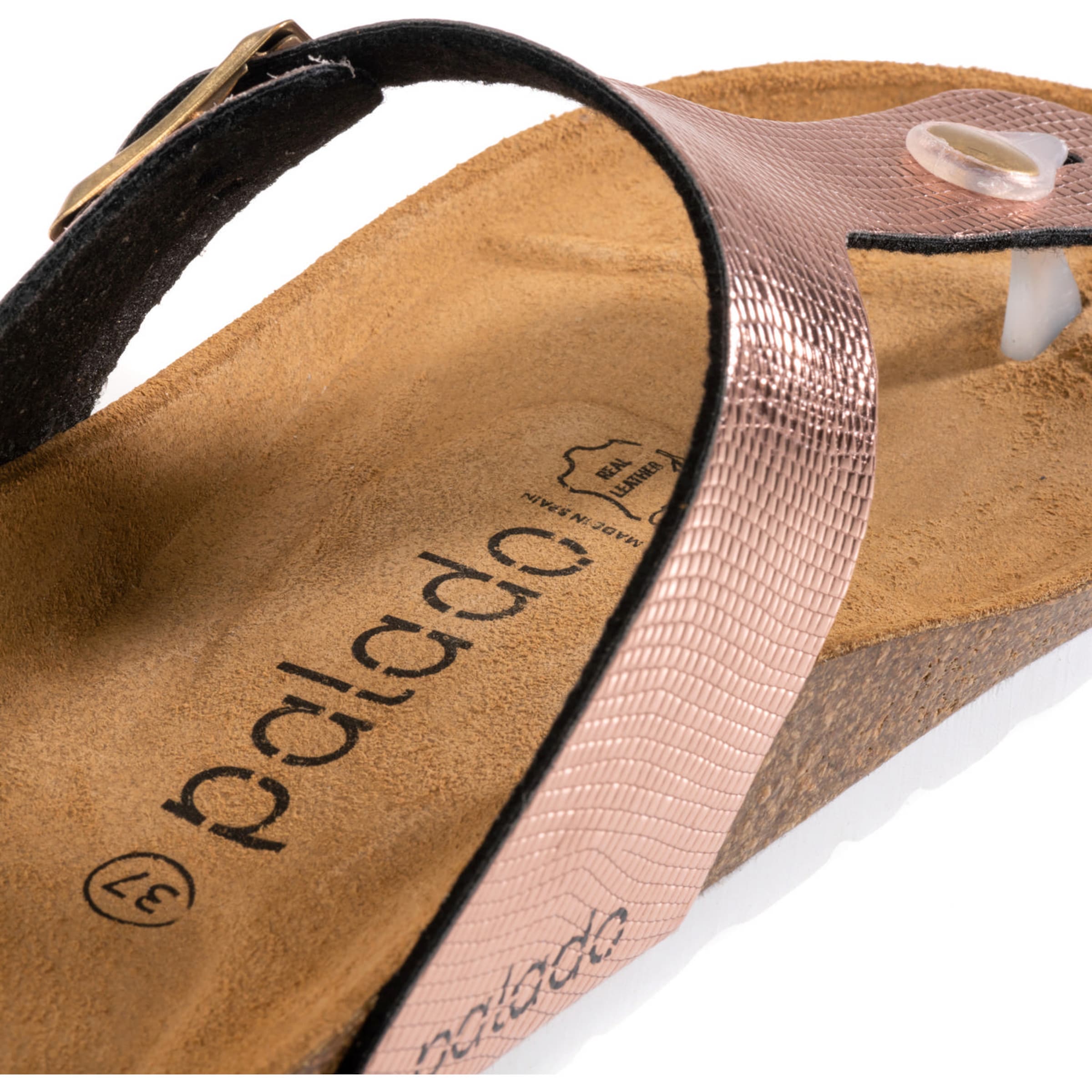 Palado Босоножки через палец 'Kos' в Ярко-розовый