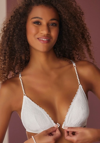 Triangle Soutien-gorge LASCANA en blanc