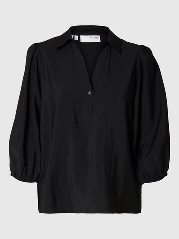 SELECTED FEMME Bluse i sort