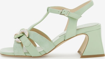 Sandalo di CAFè NOIR in verde: frontale