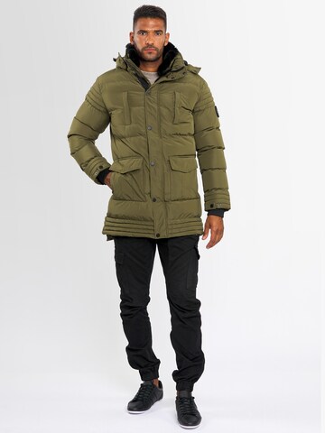 Alessandro Salvarini Winter Jacket in Green