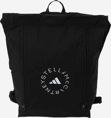 ADIDAS BY STELLA MCCARTNEY Športna torba iz blaga | črna barva: sprednja stran