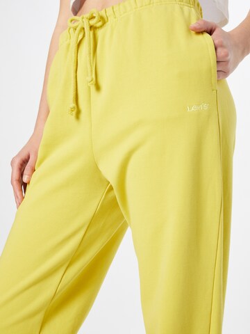 Effilé Pantalon 'Wfh Sweatpants' LEVI'S ® en jaune