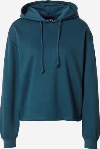 PIECES Sweatshirt 'CHILLI' in Blauw: voorkant