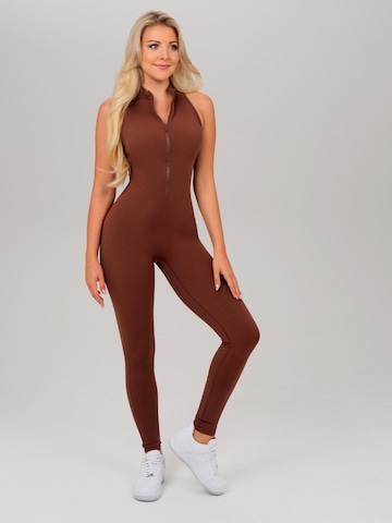 FemmeTone Jumpsuit 'Damaris' in Brown