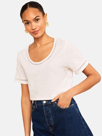 love & roses T-Shirt in Beige: Vorderseite
