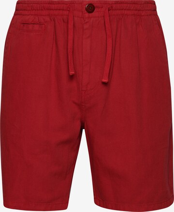 Pantalon Superdry en rouge : devant