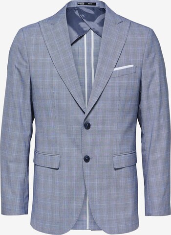 Coupe slim Veste de costume 'Ryde' SELECTED HOMME en bleu : devant