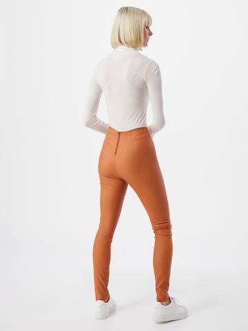 VILA Skinny Leggings 'Commit' i brun