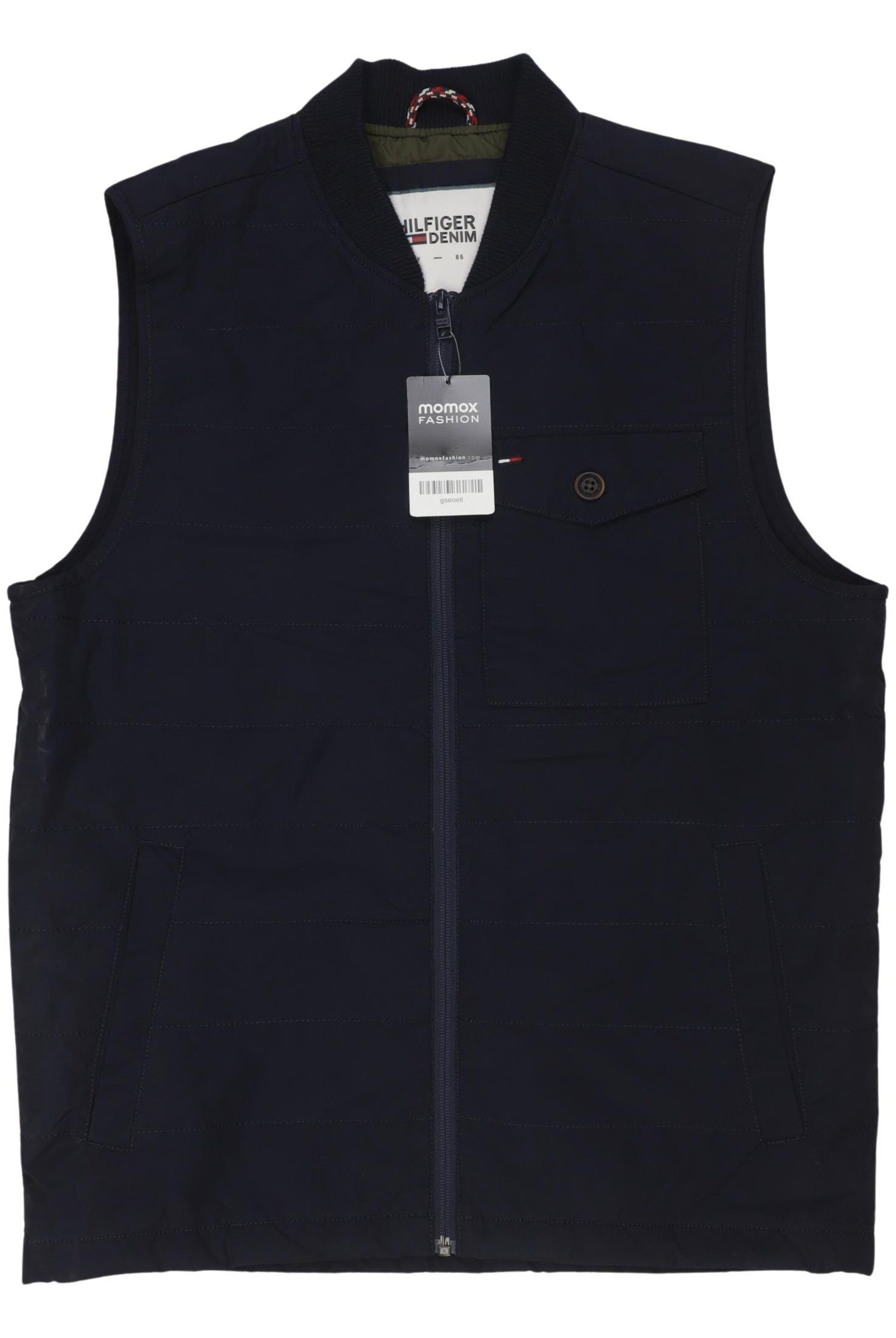 Tommy Jeans Weste M in Blau: Vorderseite