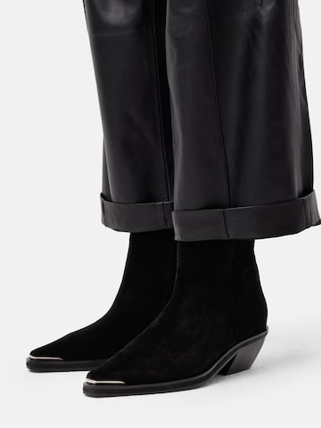 L37 HANDMADE SHOES Enkellaarsje 'EVENT HORIZON' in Zwart